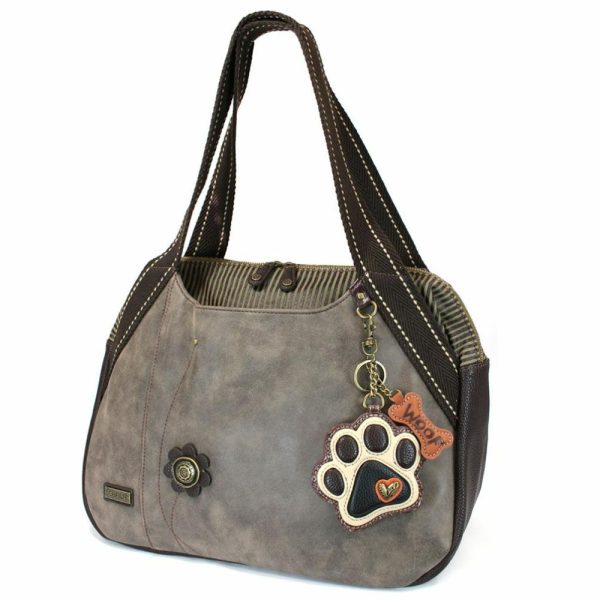 Bags & Purses |  Bowling Bag – Paw Print Ivory Bags & Purses Bags & Purses