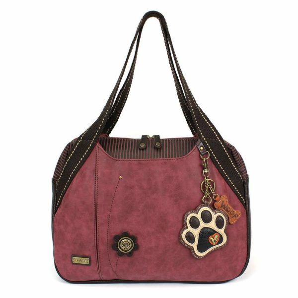 Bags & Purses |  Bowling Bag – Paw Print Ivory Bags & Purses Bags & Purses