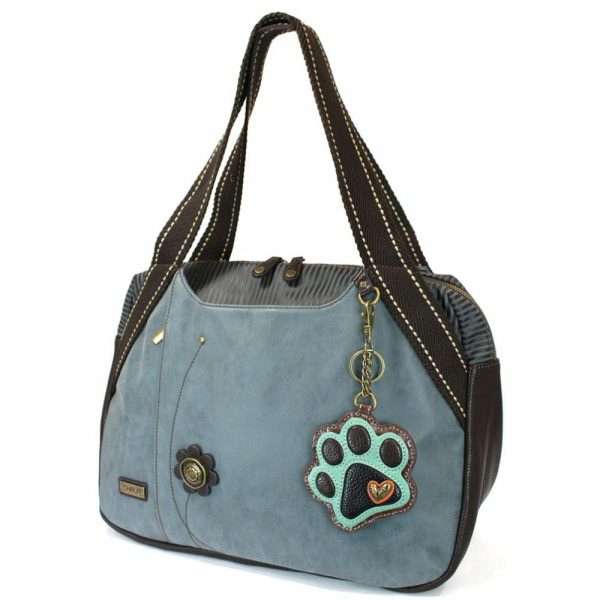 Bags & Purses |  Bowling Bag – Paw Print Teal Bags & Purses Bags & Purses