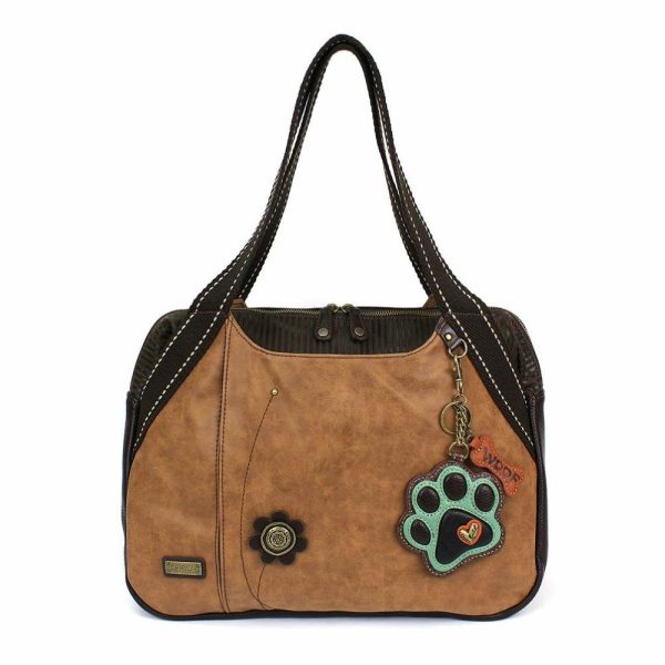 Bags & Purses |  Bowling Bag – Paw Print Teal Bags & Purses Bags & Purses