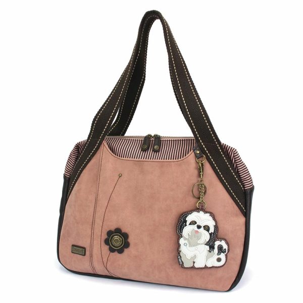 Bags & Purses |  Bowling Bag – Shih Tzu White Bags & Purses Bags & Purses