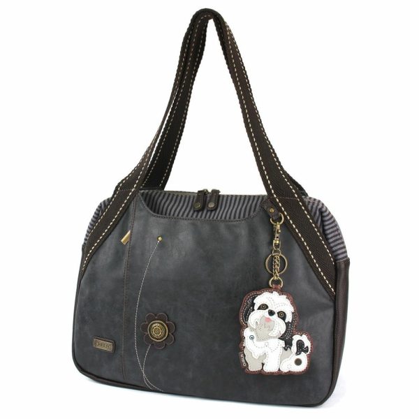 Bags & Purses |  Bowling Bag – Shih Tzu White Bags & Purses Bags & Purses