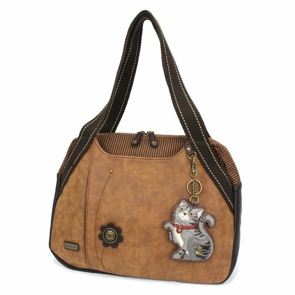 Bags & Purses |  Bowling Bag – Tabby Cat Gray Bags & Purses Bags & Purses