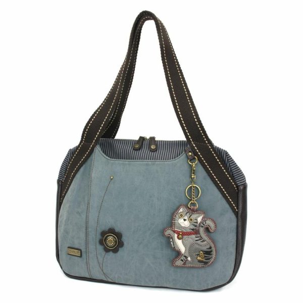 Bags & Purses |  Bowling Bag – Tabby Cat Gray Bags & Purses Bags & Purses