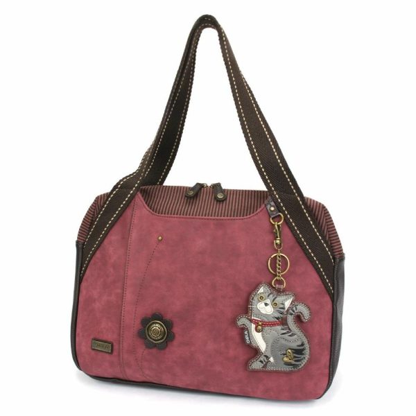 Bags & Purses |  Bowling Bag – Tabby Cat Gray Bags & Purses Bags & Purses