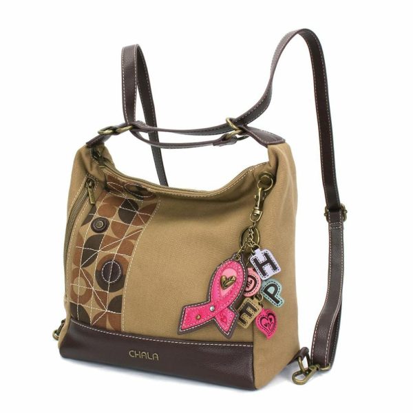 Bags & Purses |  Retro Convertible Purse – Charming Charms Pink Ribbon Bags & Purses Bags & Purses