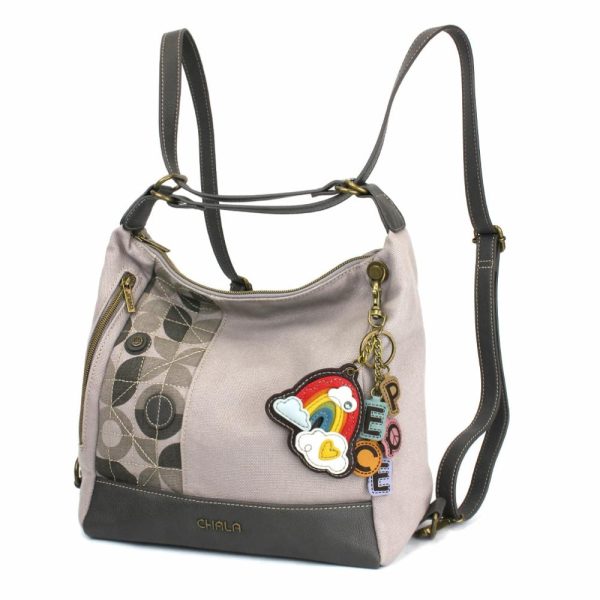 Bags & Purses |  Retro Convertible Purse – Charming Charms Rainbow+Peace Bags & Purses Bags & Purses