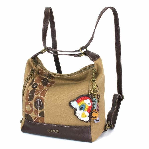 Bags & Purses |  Retro Convertible Purse – Charming Charms Rainbow+Peace Bags & Purses Bags & Purses