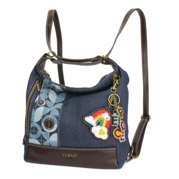 Bags & Purses |  Retro Convertible Purse – Charming Charms Rainbow+Peace Bags & Purses Bags & Purses