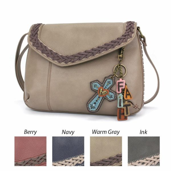 Crossbodies |  Braided Boho Crossbody – Charming Charms Cross+Faith Crossbodies Berry