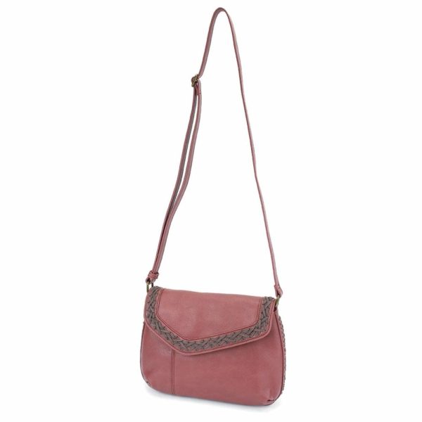 Crossbodies |  Braided Boho Crossbody – Charming Charms Cross+Faith Crossbodies Berry