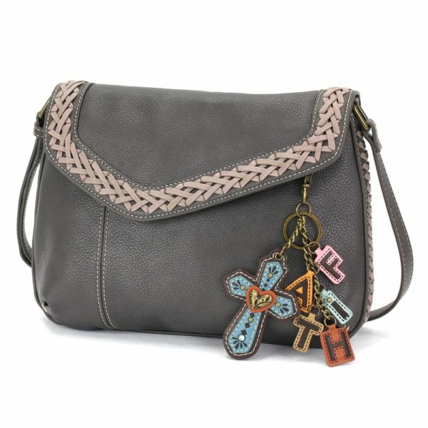 Crossbodies |  Braided Boho Crossbody – Charming Charms Cross+Faith Crossbodies Berry