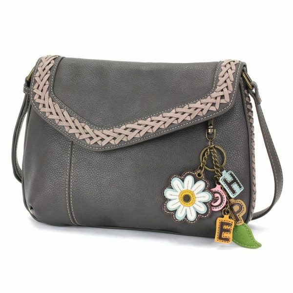 Crossbodies |  Braided Boho Crossbody – Charming Charms Daisy+Hope Crossbodies Berry