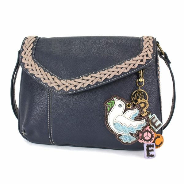 Crossbodies |  Braided Boho Crossbody – Charming Charms Dove+Peace Crossbodies Berry