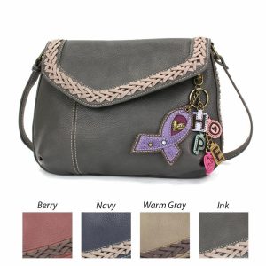 Crossbodies |  Braided Boho Crossbody – Charming Charms Lavender Ribbon Crossbodies Berry