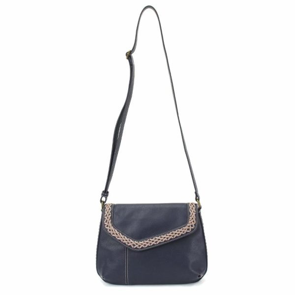 Crossbodies |  Braided Boho Crossbody – Metal Charming Anchor Crossbodies Berry