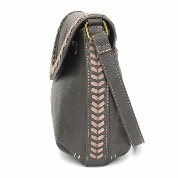 Crossbodies |  Braided Boho Crossbody – Metal Charming Bird Crossbodies Berry