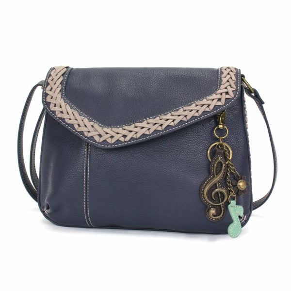 Crossbodies |  Braided Boho Crossbody – Metal Charming Clef Crossbodies Berry