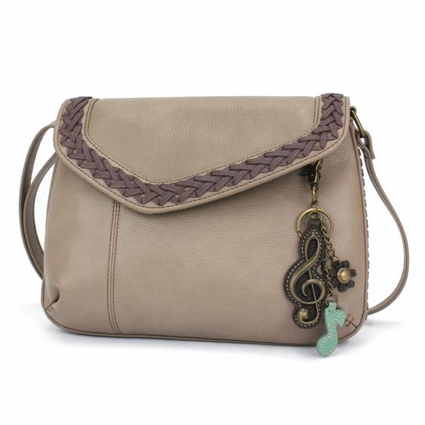 Crossbodies |  Braided Boho Crossbody – Metal Charming Clef Crossbodies Berry