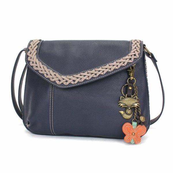 Crossbodies |  Braided Boho Crossbody – Metal Charming Fox Crossbodies Berry