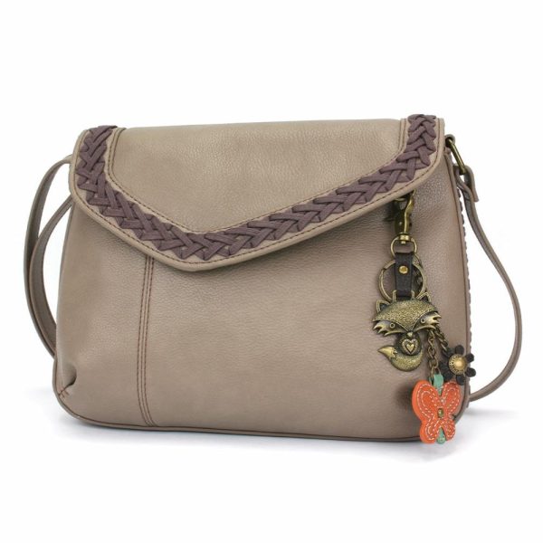 Crossbodies |  Braided Boho Crossbody – Metal Charming Fox Crossbodies Berry