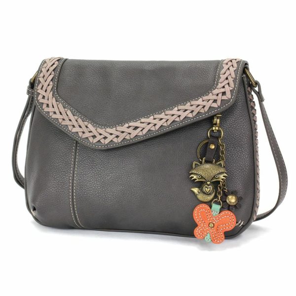 Crossbodies |  Braided Boho Crossbody – Metal Charming Fox Crossbodies Berry