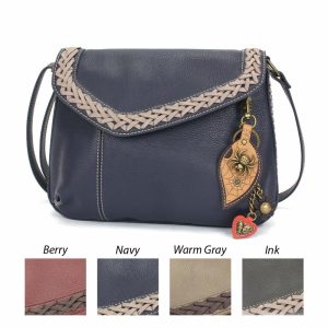 Crossbodies |  Braided Boho Crossbody – Metal Charming Spider Crossbodies Berry