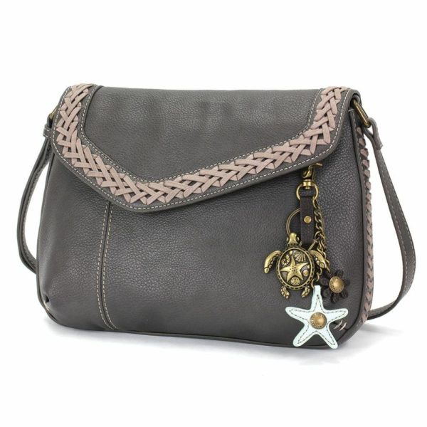 Crossbodies |  Braided Boho Crossbody – Metal Charming Turtle Crossbodies Berry