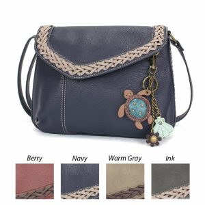 Crossbodies |  Braided Boho Crossbody – Mini Keychain Turtle Crossbodies Berry