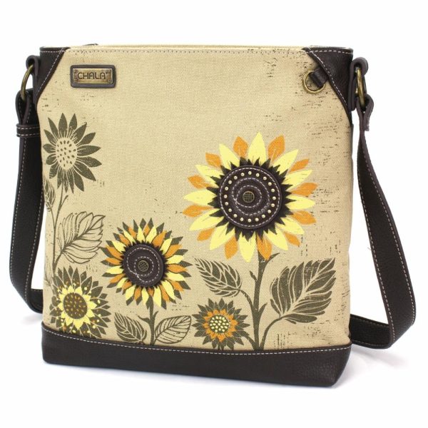 Crossbodies |  Canvas Crossbody – Sunflower Crossbodies Crossbodies