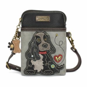 Crossbodies |  Cellphone Xbody – Black Cocker Crossbodies Crossbodies