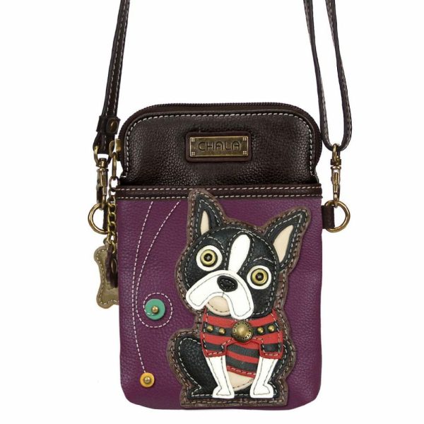 Crossbodies |  Cellphone Xbody – Boston Terrier Crossbodies Crossbodies