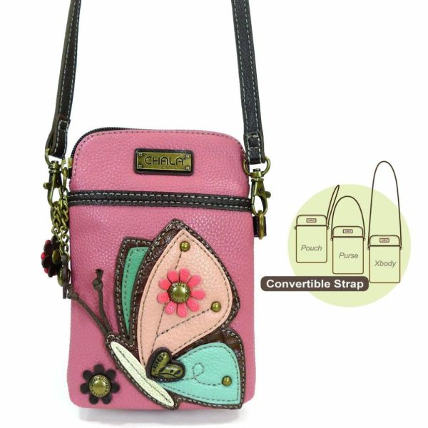 Crossbodies |  Cellphone Xbody – Butterfly Crossbodies Crossbodies