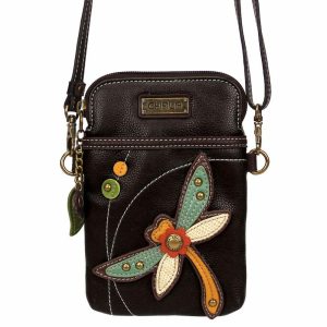 Crossbodies |  Cellphone Xbody – Dragonfly (Black) Crossbodies Black Approx