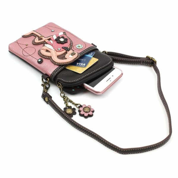 Crossbodies |  Cellphone Xbody – Flamingo Crossbodies Crossbodies