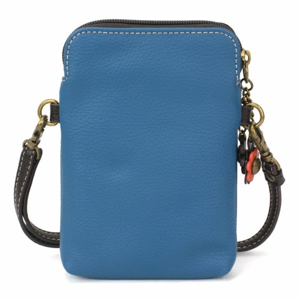 Crossbodies |  Cellphone Xbody – Goldfinch Crossbodies Blue Approx