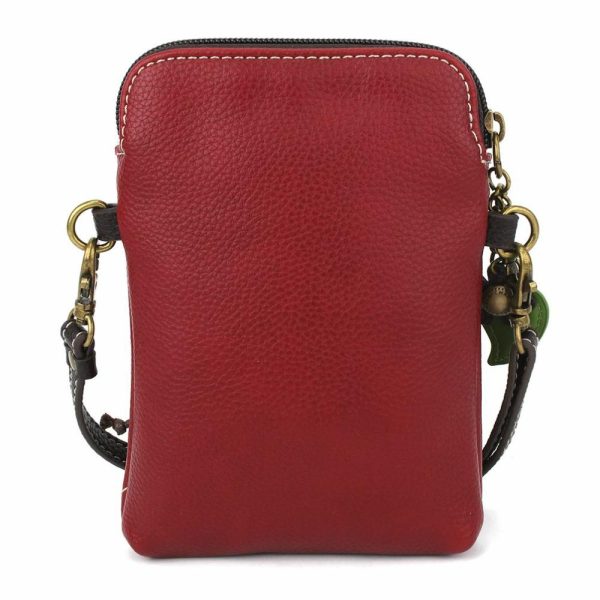 Crossbodies |  Cellphone Xbody – Gray Elephant Crossbodies Burgundy Approx