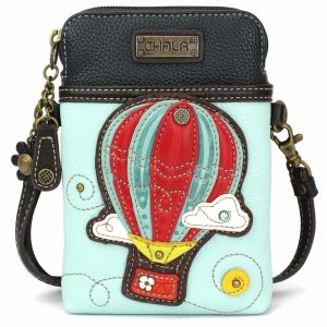 Crossbodies |  Cellphone Xbody – Hot Air Balloon Crossbodies Blue Approx