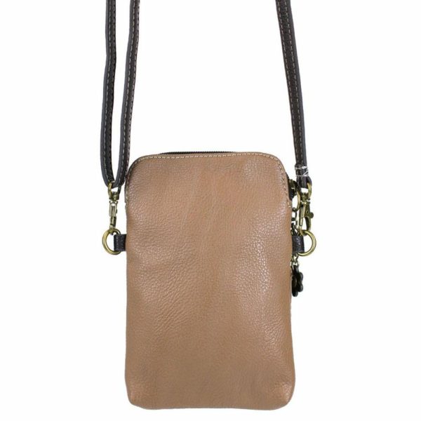 Crossbodies |  Cellphone Xbody – Lazzy Cat Crossbodies Brown Approx