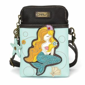 Crossbodies |  Cellphone Xbody – Mermaid A Crossbodies Blue Approx