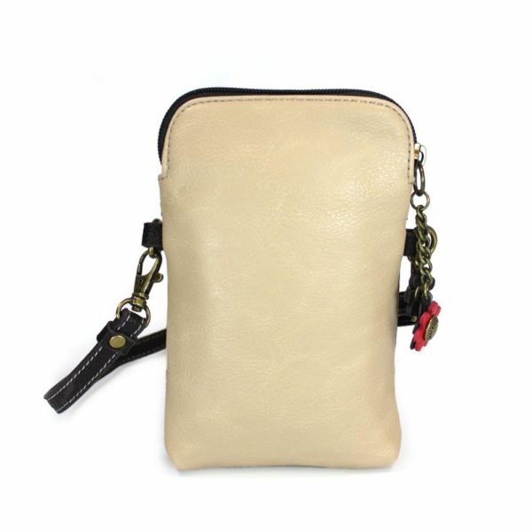 Crossbodies |  Cellphone Xbody – New Butterfly (Ivory) Crossbodies Crossbodies