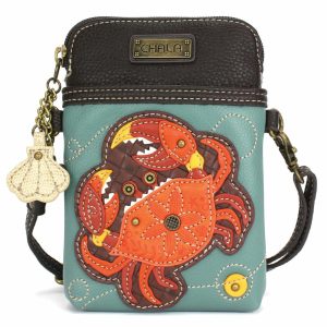 Crossbodies |  Cellphone Xbody – Orange Crab Crossbodies Crossbodies