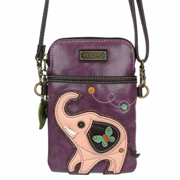 Crossbodies |  Cellphone Xbody – Pink Elephant Crossbodies Crossbodies