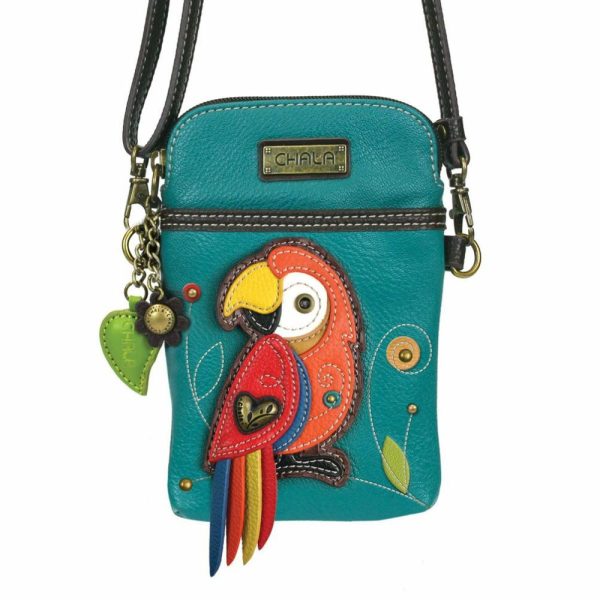 Crossbodies |  Cellphone Xbody – Red Parrot Crossbodies Crossbodies