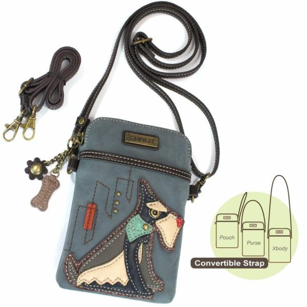 Crossbodies |  Cellphone Xbody – Schnauzer Crossbodies Crossbodies