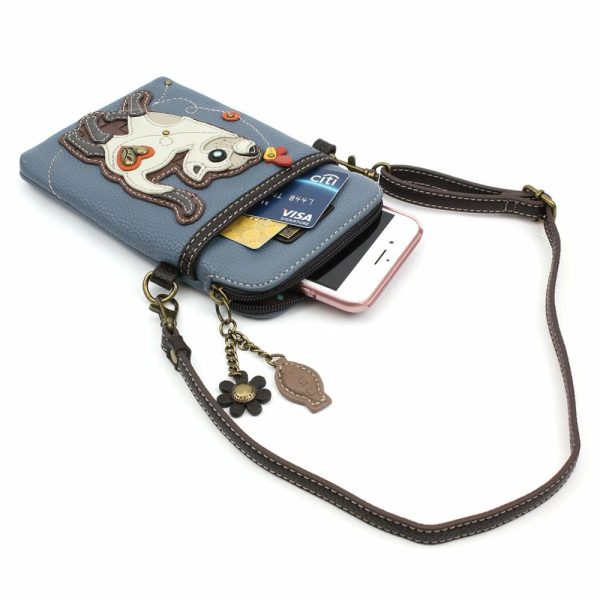 Crossbodies |  Cellphone Xbody – Slim Cat Crossbodies Blue Approx