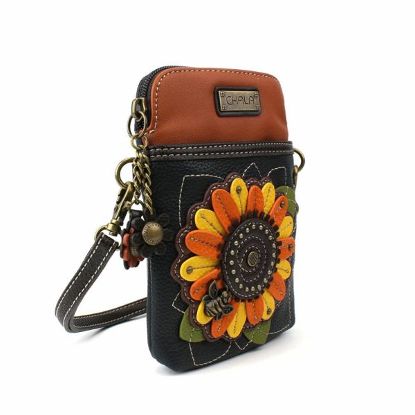 Crossbodies |  Cellphone Xbody – Sunflower Crossbodies Crossbodies