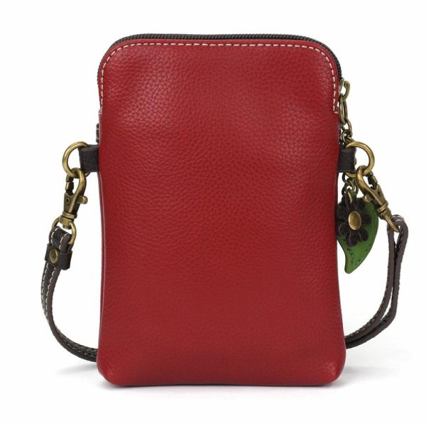 Crossbodies |  Cellphone Xbody – Toucan Crossbodies Burgundy Approx