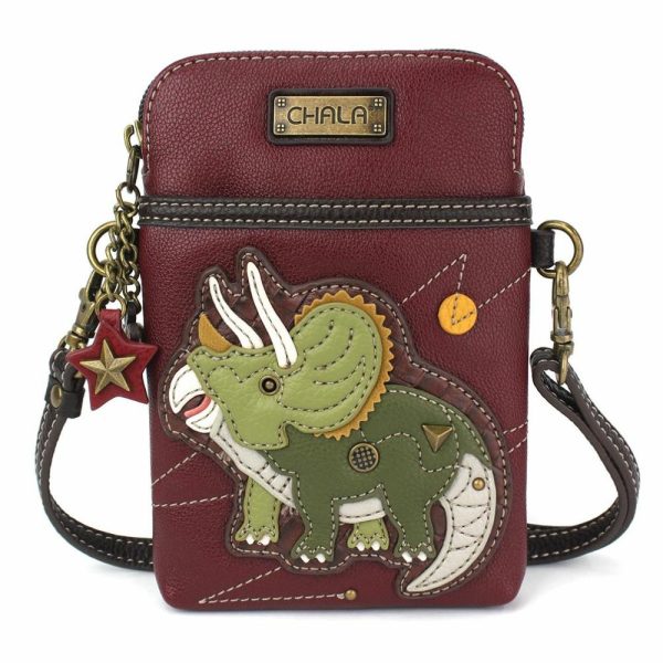 Crossbodies |  Cellphone Xbody – Triceratops Crossbodies Crossbodies