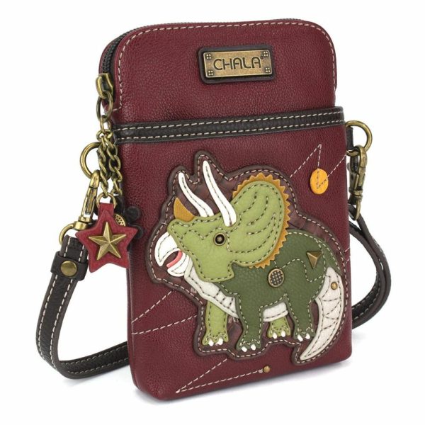 Crossbodies |  Cellphone Xbody – Triceratops Crossbodies Crossbodies